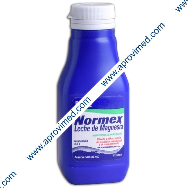 NORMEX Leche de Magnesia SUSP.  Fco. 60 ML. 8.5 G/100 ML.