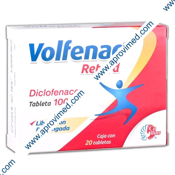 VOLFENAC Retard c/20 TABS. L.P. 100 MG.