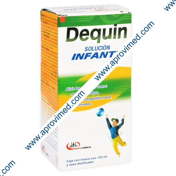 DEQUIN SOL. Infantil Fco. 120 ML. 2.0-0.1-0.2-2.5 G/100 ML.