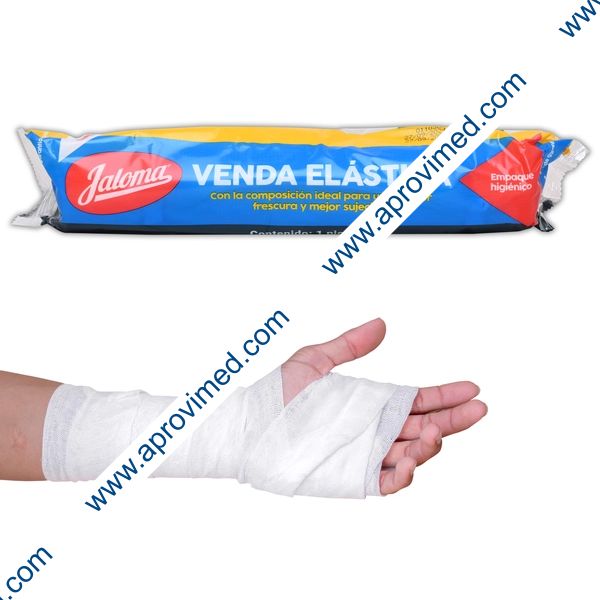 VENDA ELÁSTICA (Jaloma) A: 25cm. L: 5mt. c/1 Pza.