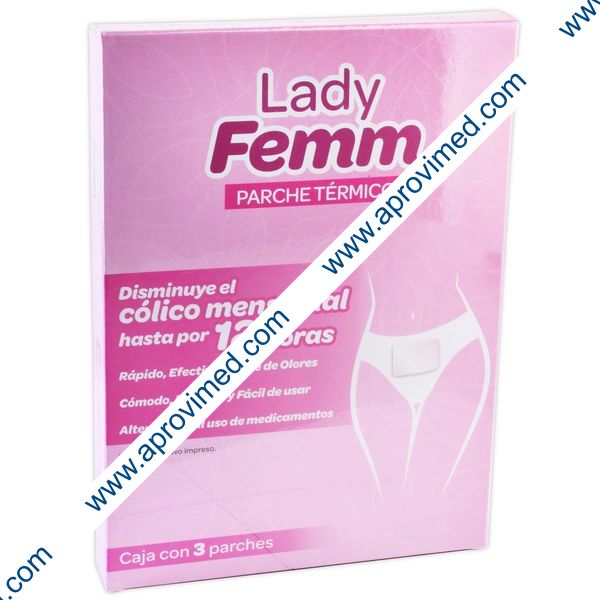 LADY FEMM Cja. c/3 PARCHES TÉRMICOS.