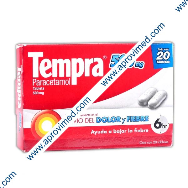 TEMPRA c/20 TABS. 500 MG.