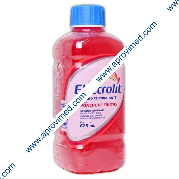 ELECTROLIT Electrolitos Orales SOL. SAB. PONCHE DE FRUTAS  625 ML.