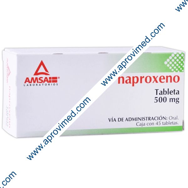 NAPROXENO (Amsa) c/45 TABS. 500 MG.