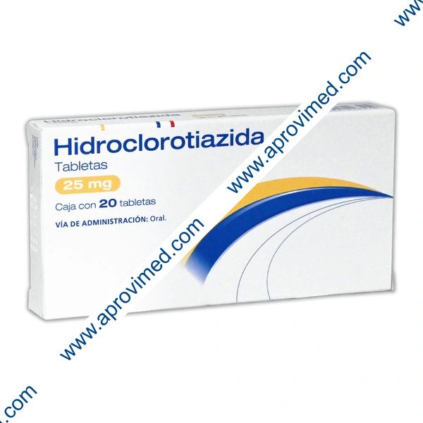 HIDROCLOROTIAZIDA (Neolpharma) c/20 TABS. 25 MG.