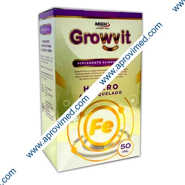 GROWVIT FE Hierro SUSP. Gotas Fco. 50 ML.