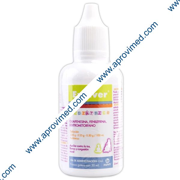 EXALVER (GFD) SOL. Pedtco. Fco. Gotero 30 ML. 5-0.25-0.50 G/100 ML.