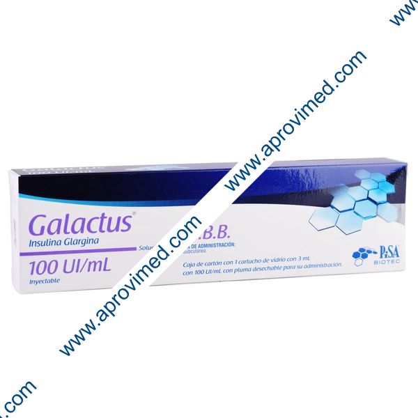 GALACTUS Sol. Iny. c/1 Cartucho 3 ML. 100 UI/1 ML. en Disp. Desech.