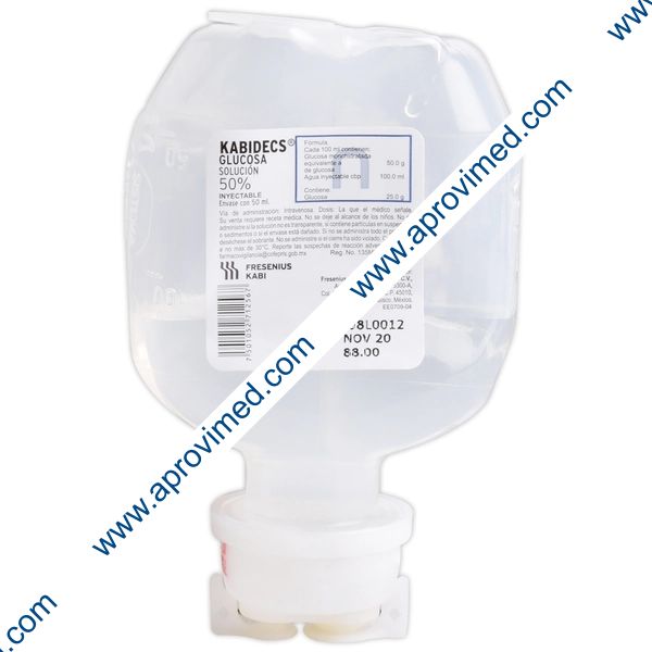 KABIDECS Sol. Iny. 50% Envase  50 ML.