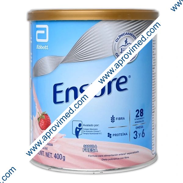 ENSURE POLVO Sab. Fresa LATA 400 G. 1.0 Kcal/1 ML.