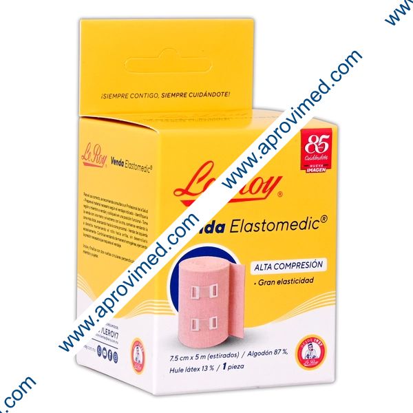 VENDA ELASTOMEDIC (Le Roy) A:  7.5cm. L: 5mt. c/1 Pza.