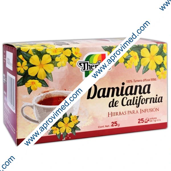 DAMIANA DE CALIFORNIA p/Infusión c/25 SOBS. 1 G.
