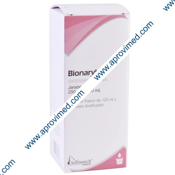 BIONARYL JARABE Fco. 120 ML. 250 MG/100 ML.