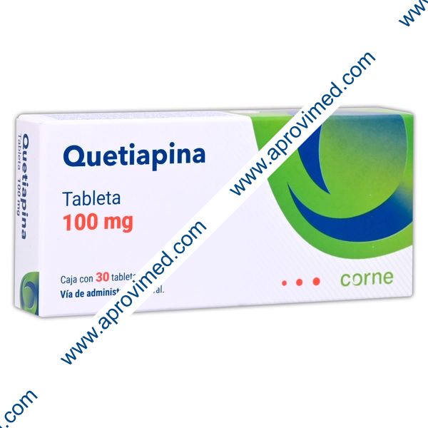 QUETIAPINA (Corne) c/30 TABS. 100 MG.