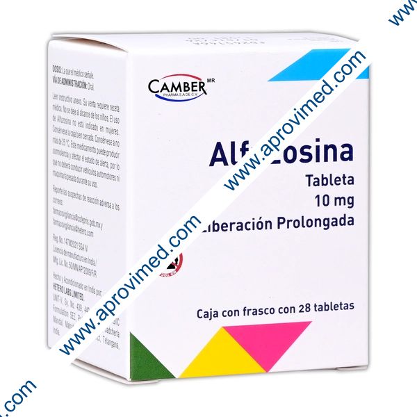 ALFUZOSINA (Camber) c/28 TABS. L.P. 10 MG.
