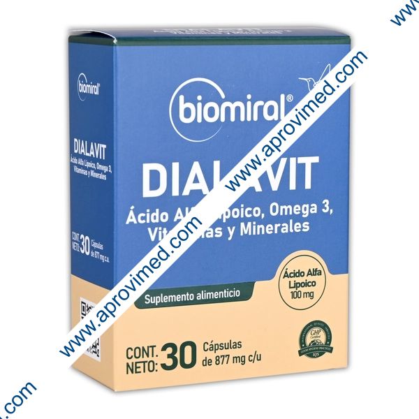 DIALAVIT c/30 CAPS. 877 MG.