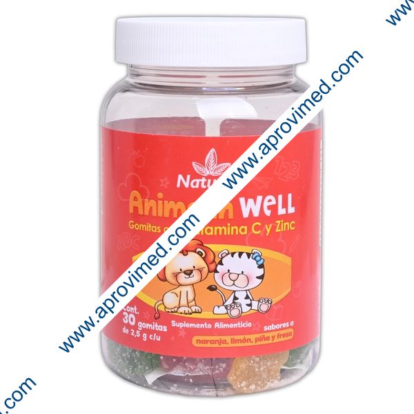 ANIMALÍN WELL Fco. c/30 GOMITAS MAST. Sabs. Surt. 2.5 G.