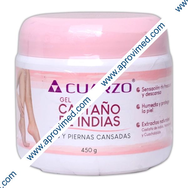 CASTAÑO DE INDIAS (Cuarzo) GEL Tarro 450 G.
