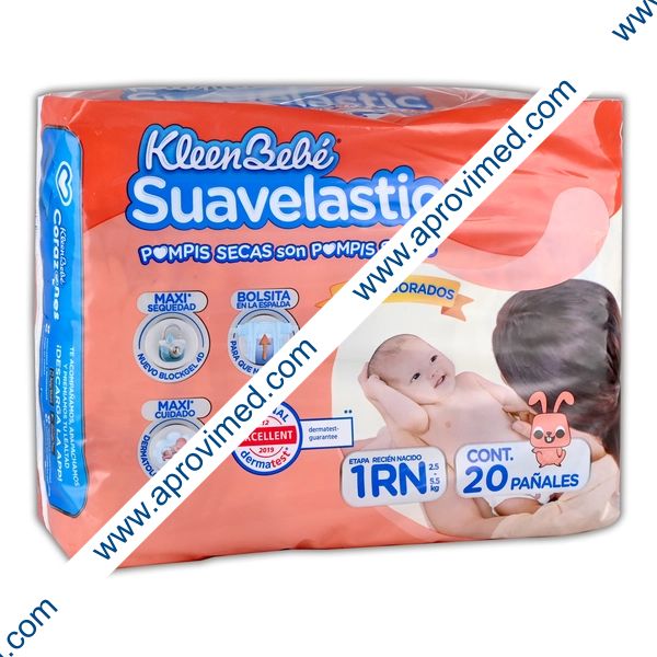 KLEENBEBÉ SUAVELASTIC (Etapa 1RN / 2.5-5.5 Kg.) c/20 Pzs.