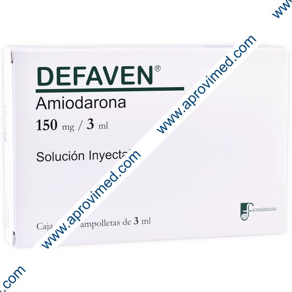 DEFAVEN Sol. Iny. c/6 AMPTAS. 150 MG/3 ML.