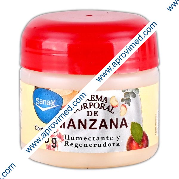 CREMA Corporal de MANZANA (Sana-x) Tarro 70 G.