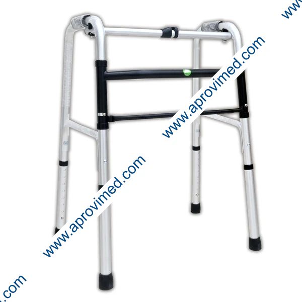 ANDADERA de ALUMINIO FIJA (Eko-Mobility) Color Plata.