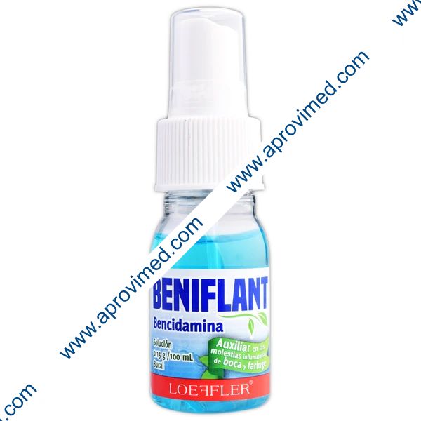 BENIFLANT SOL. BUCAL Fco. Atomizador c/30 ML. 0.15 G/100 ML.