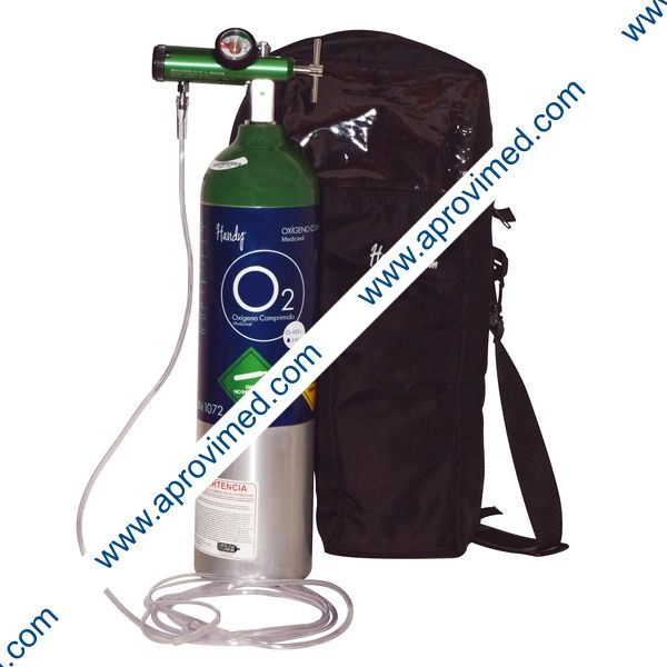 KIT CILINDRO DE OXÍGENO (Handy)  2.9 L. c/MOCHILA Cap. O2: 425 L.