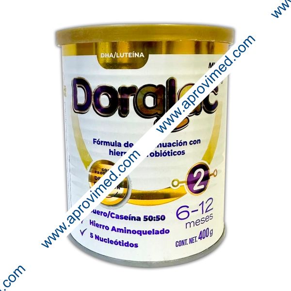 DORALAC 2 (6-12 Meses) LECHE en POLVO Lata c/400 G.