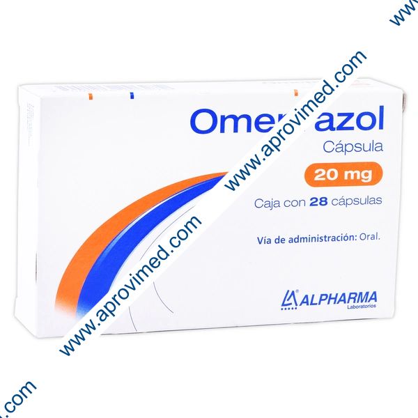 OMEPRAZOL (Alpharma) c/28 CAPS. 20 MG.