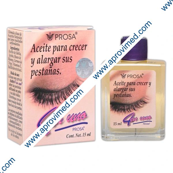 ACEITE PARA PESTAÑAS (Prosa) 4 en 1 Fco. c/15 ML.