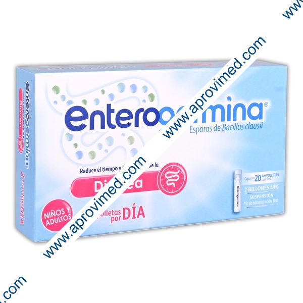 ENTEROGERMINA SUSP. Lactantes/Niños c/20 AMPTAS. 5 ML. 2 BILLS. UFC.