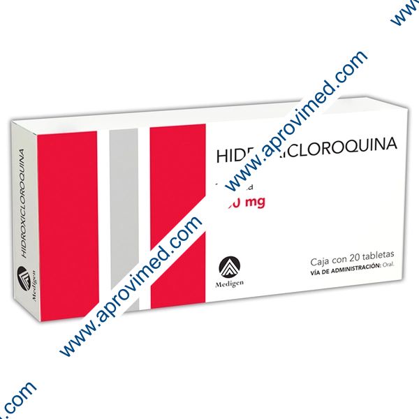 HIDROXICLOROQUINA (Medigen) c/20 TABS. 200 MG.