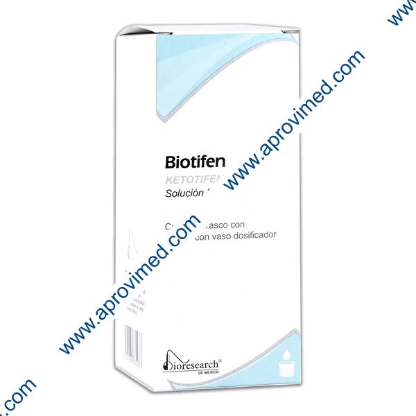 BIOTIFEN SOLUCIÓN Fco. 120 ML. 20 MG/100 ML.