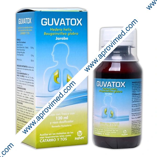 GUVATOX JARABE Fco. 120 ML. 10.84-0.54 G/100 ML.
