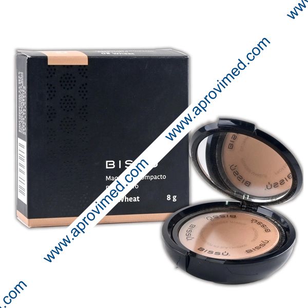 BISSÚ MAQUILLAJE COMPACTO p/ROSTRO Tono 08-Wheat c/1 Pza. 8 G.