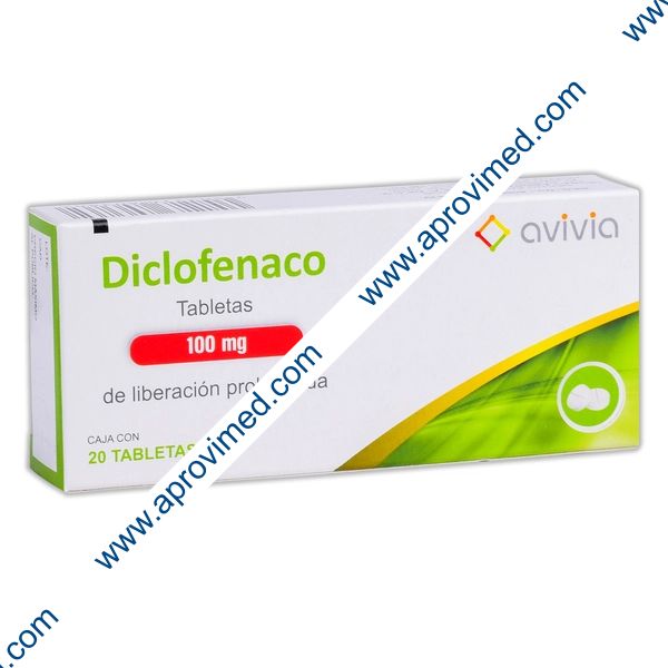 DICLOFENACO (Avivia) c/20 TABS. L.P. 100 MG.