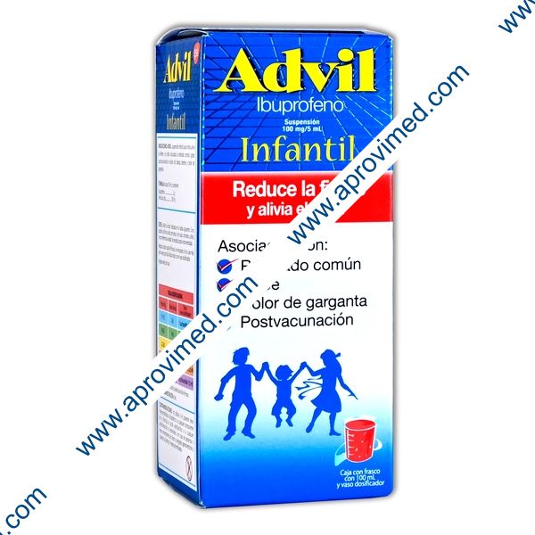 ADVIL SUSP. Infantil Fco. 100 ML. 100MG/5 ML.