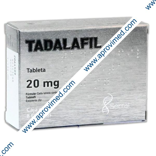 TADALAFIL (Serral) c/8 TAB. 20 MG.