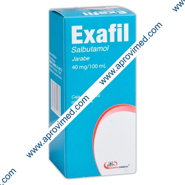 EXAFIL JBE. Fco. 120 ML. 40 MG/100 ML.