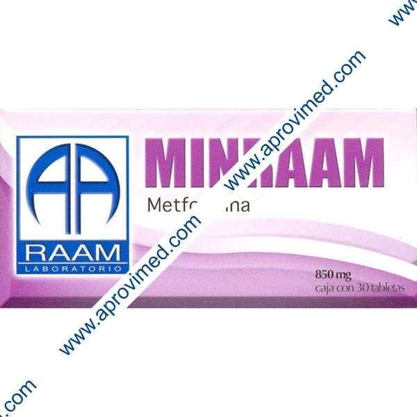 MINRAAM c/30 TABS. 850 MG.