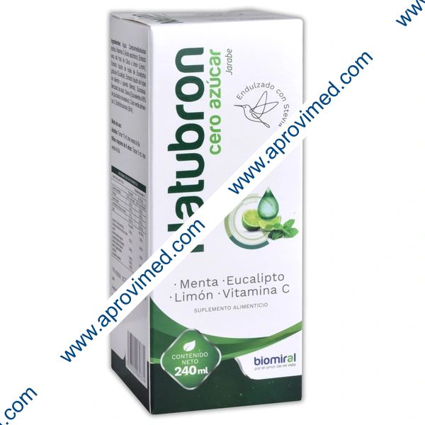 NATUBRON Cero Azúcar JARABE Fco. 240 ML.