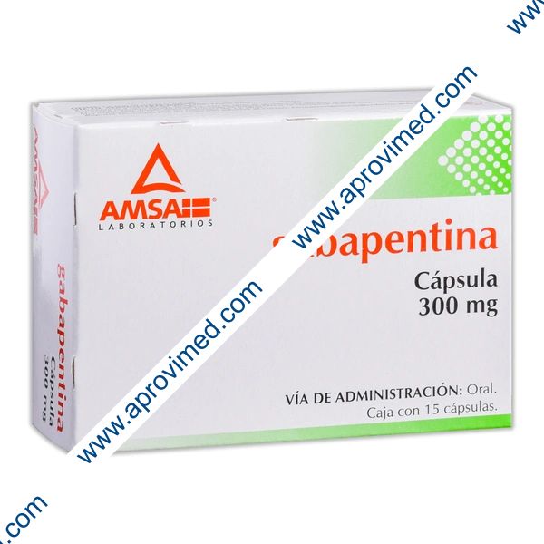 GABAPENTINA (Amsa) c/15 CAPS. 300 MG.