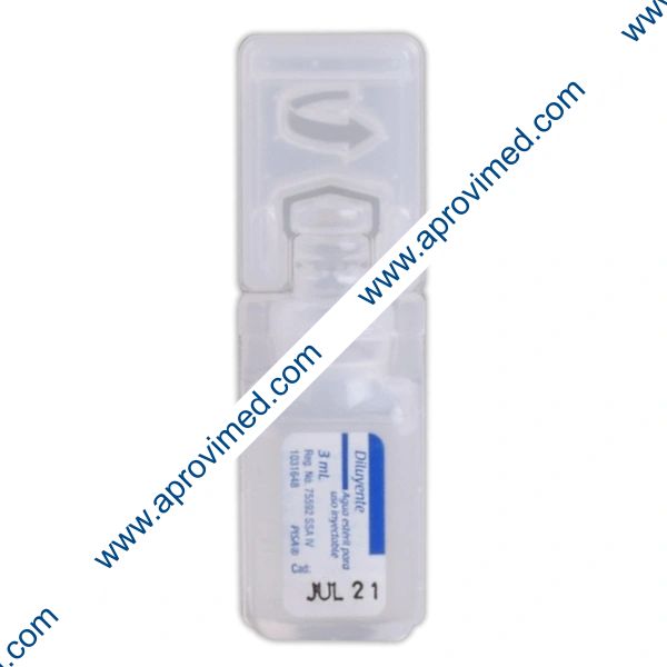 AGUA INYECTABLE (Pisa) SOLUCIÓN c/1 AMP.  3 ML.