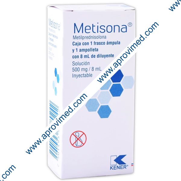 METISONA Sol. Iny. c/1 FCO. AMP. 500 MG/8 ML.