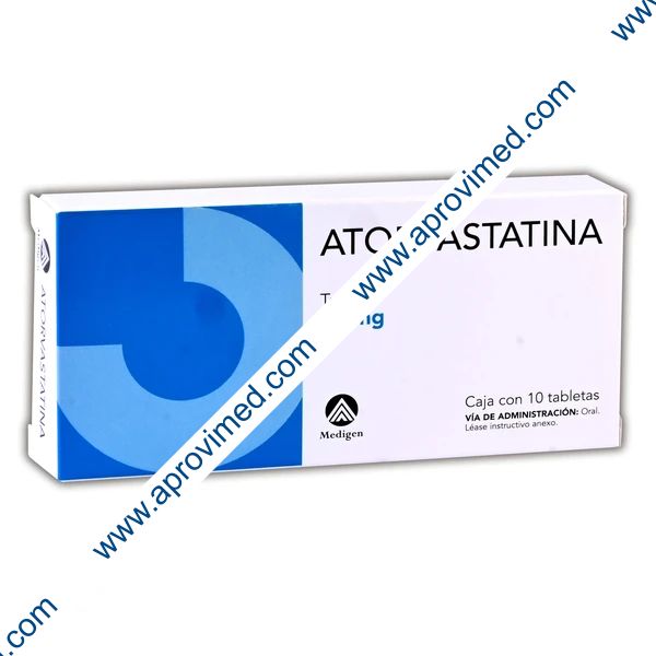 ATORVASTATINA (Medigen) c/10 TABS. 20 MG.