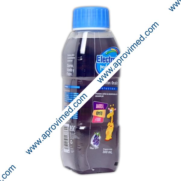ELECTROLIT PEDIÁTRICO Electrolitos Orales SOL. SAB. UVA 300 ML.