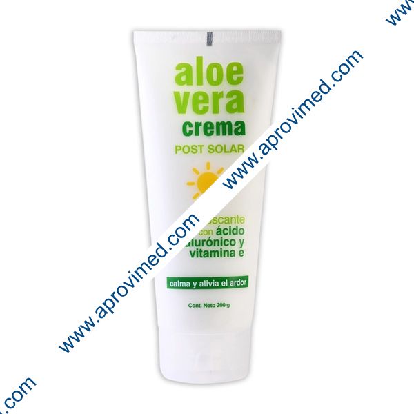 ALOE VERA CREMA POST SOLAR Tubo c/200 G.