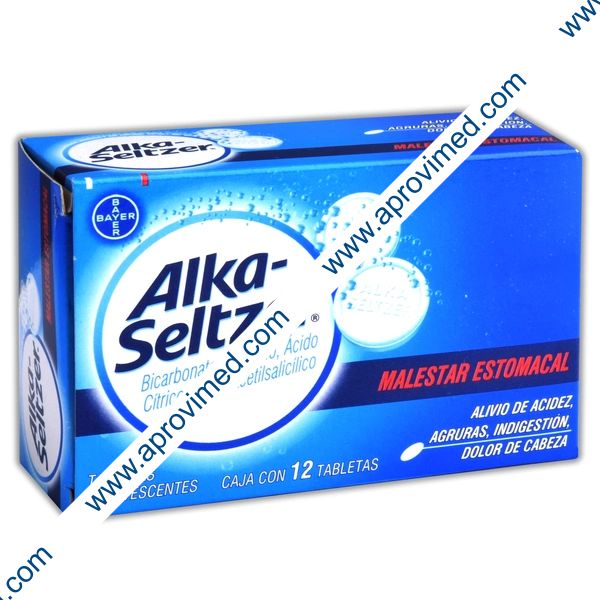 ALKA-SELTZER c/12 TABS. EFERVS. 1.976/1.0/0.324 G.