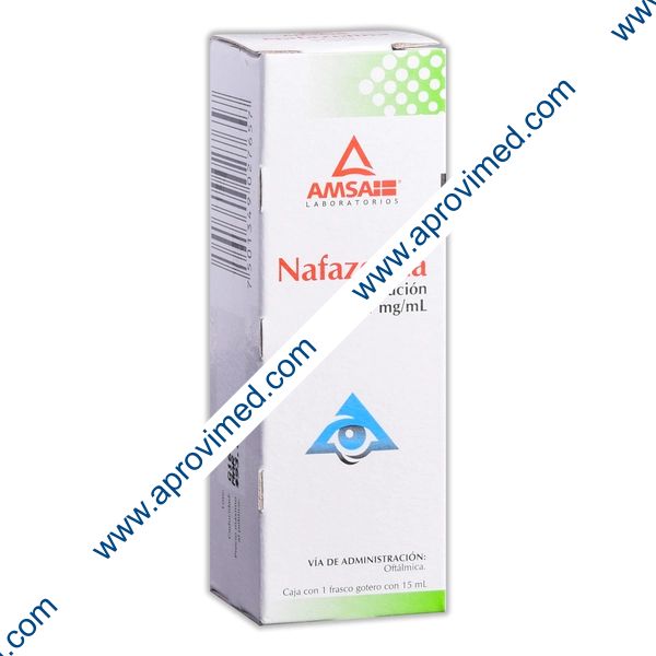 NAFAZOLINA (Amsa) SOL. Oftálmica Fco. Gotero 15 ML. 1 MG/1 ML.